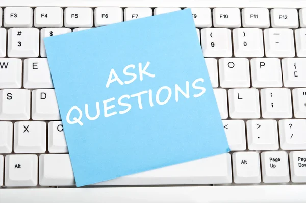 Ask question message — Stock Photo, Image