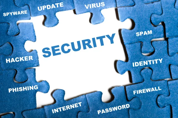 Security puzzle — Stock Photo, Image