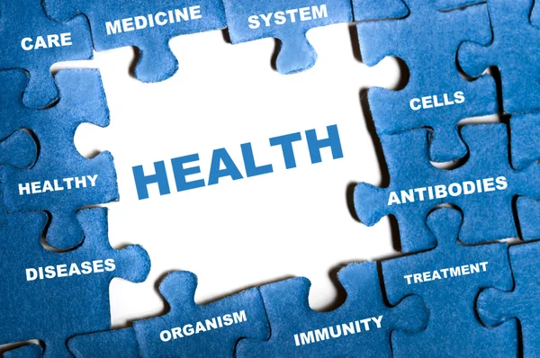 Health puzzle — Stock Photo, Image