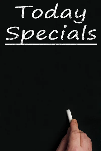 Heute Specials auf Tafel — Stockfoto
