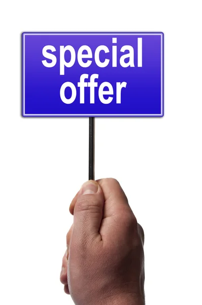Special offer message — Stock Photo, Image