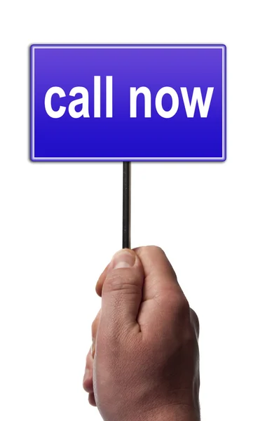 Call now message — Stock Photo, Image