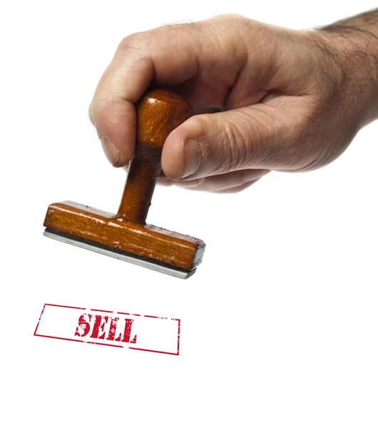 Sälja stämpel — Stockfoto