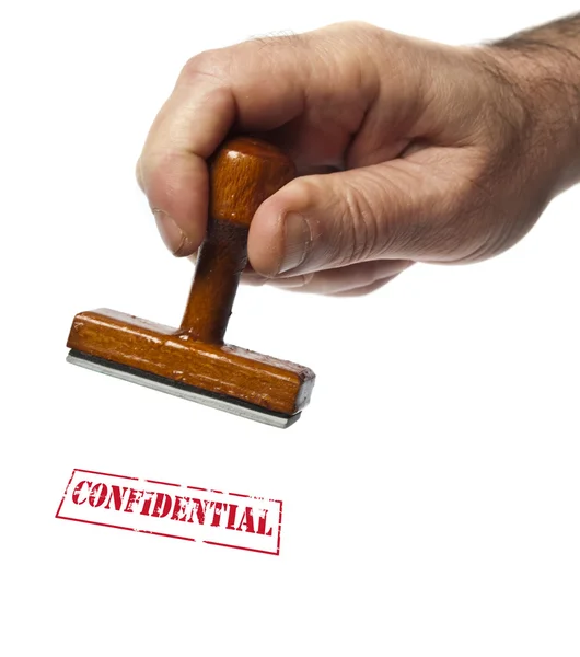 Confidential stamp — Stock Photo, Image