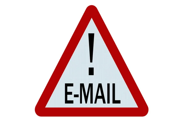 E-mail sign — Stock Photo, Image