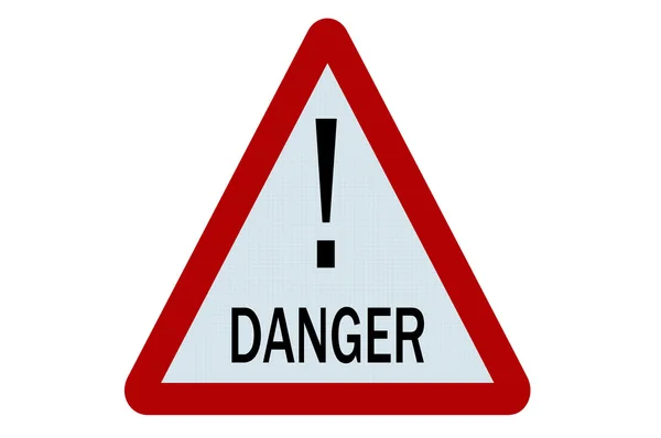 Tehlike işareti — Stok fotoğraf