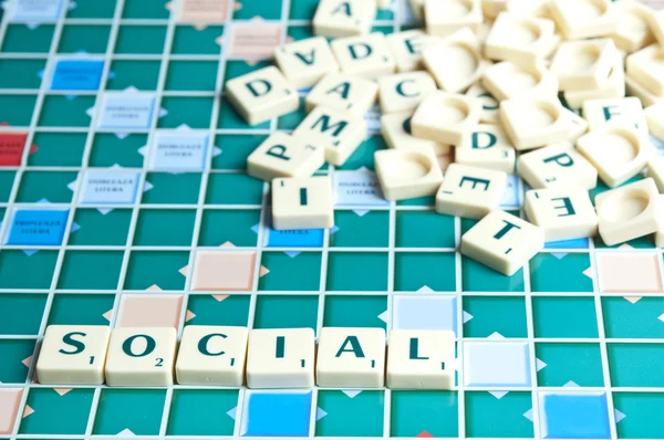 Social word — Stock Photo, Image