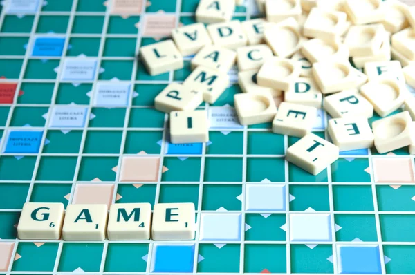 Palavra jogo — Fotografia de Stock