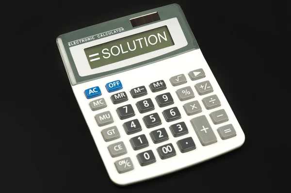 Solution word — Stock Photo, Image