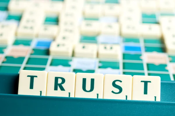Palavra de confiança — Fotografia de Stock