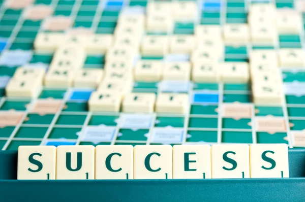 Palavra de sucesso — Fotografia de Stock