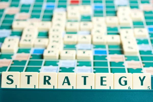 Strategi för word — Stockfoto