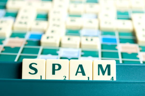 Spam word — Stock Photo, Image
