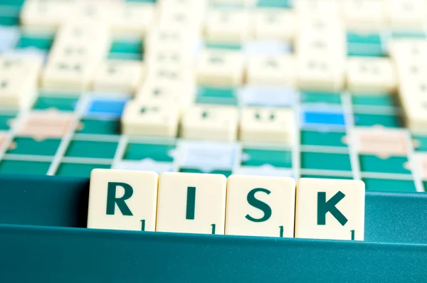 Risico woord — Stockfoto