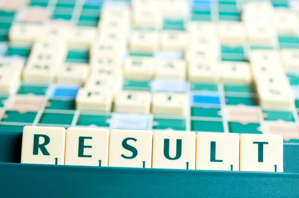 Result word — Stock Photo, Image