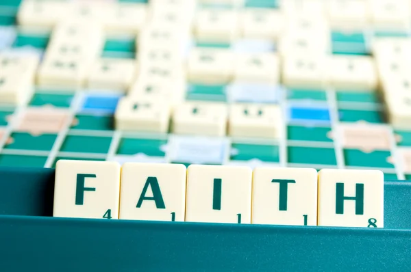 Palabra de fe — Foto de Stock