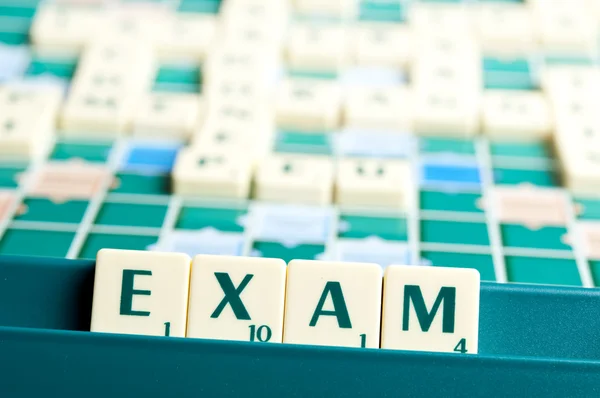 Exam word — Stock Photo, Image