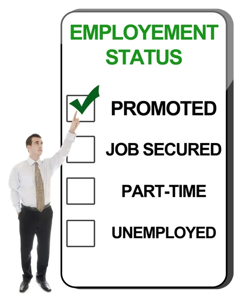 Beschäftigungsstatus — Stockfoto