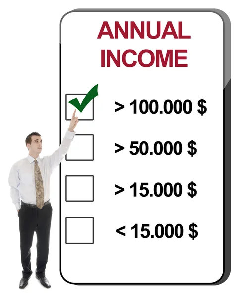 Annual Income — Stock Photo, Image