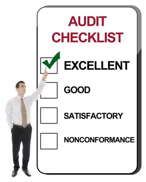 Audit-Checkliste — Stockfoto