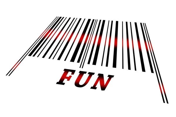 Διασκέδαση στο barcode — Φωτογραφία Αρχείου