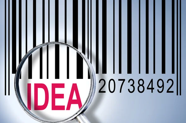 stock image Idea on barcode