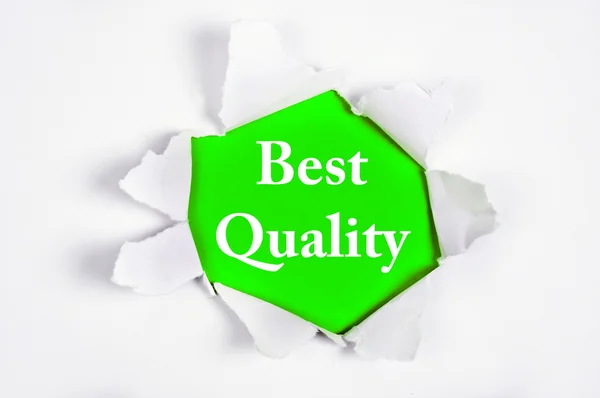 Best Quality under paper — Stock Fotó