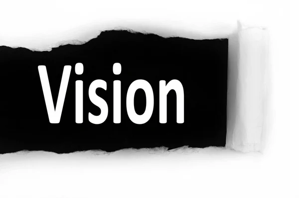 Vision under papper — Stockfoto