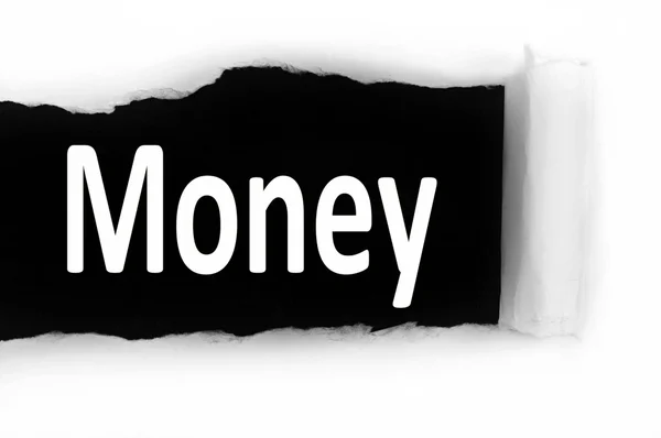 Dinero bajo papel —  Fotos de Stock