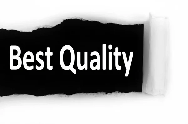 Best Quality under paper — Stock Fotó