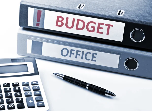 Budget write on folder — Stock Photo, Image