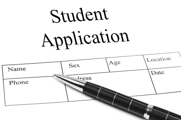 Student Application — Stock Photo, Image