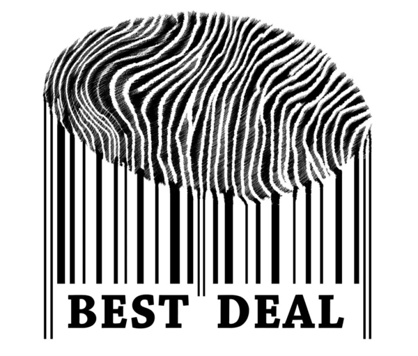 Best Deal on barcode — Stock Photo, Image