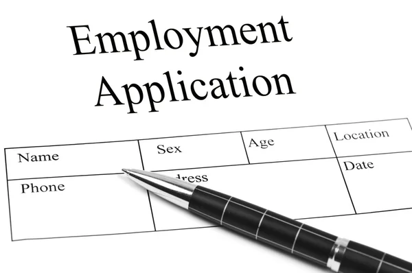 Employment Application — Stock Photo, Image