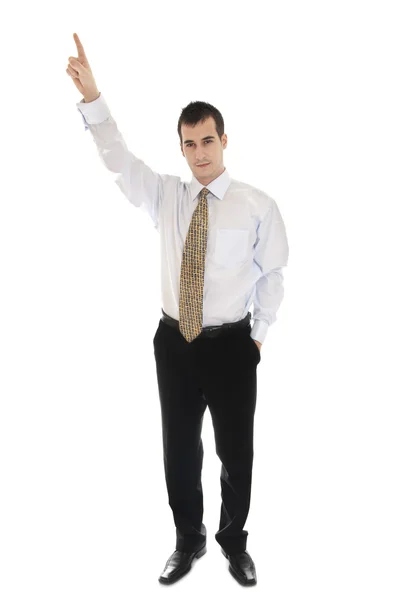 Hombre de negocios señalando — Foto de Stock
