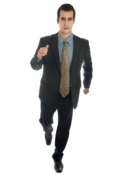 Business man loopt — Stockfoto