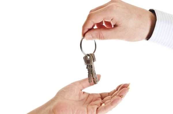 Giving keys — Stock Photo, Image