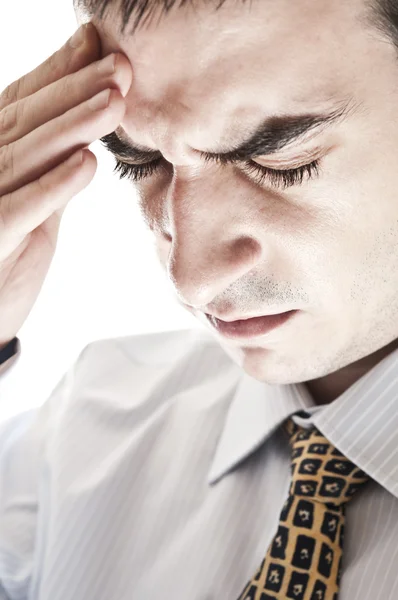 ビジネスの男性の頭痛 — ストック写真