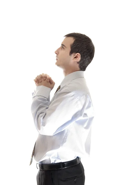 Business man pray — Stock Photo, Image