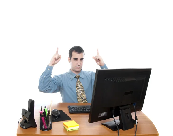 Pracownik w biurze — Zdjęcie stockowe