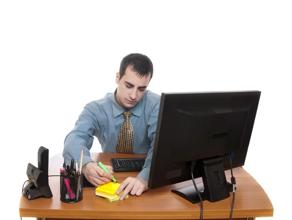 Pracownik w biurze — Zdjęcie stockowe