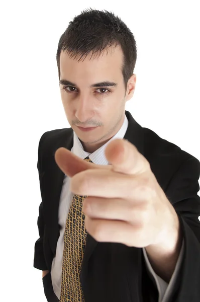 Business man pointing — Stock Photo, Image