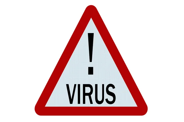 Tecken på virus — Stockfoto