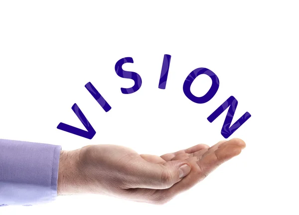Vision word — Stock Photo, Image