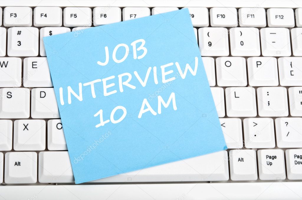 Job interview message