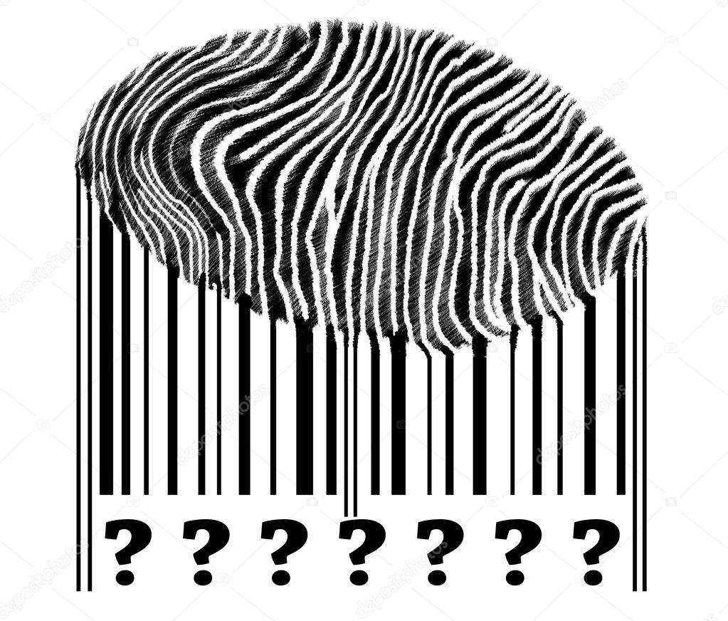 Question Sign on barcode