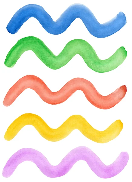Watercolor waves — Stock Photo, Image