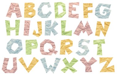 Paper ABC clipart