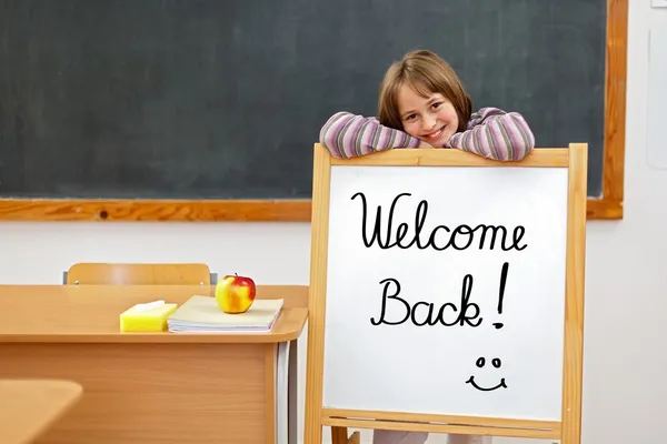 Välkommen tillbaka till skolans styrelse — Stockfoto