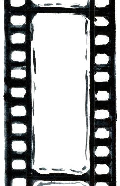 Grunge film strip clipart